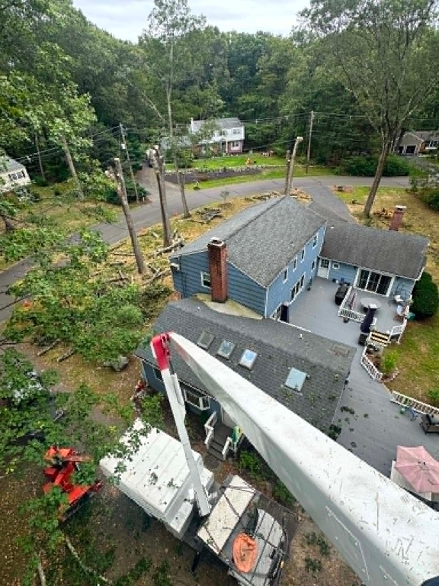 Storm removal aerial